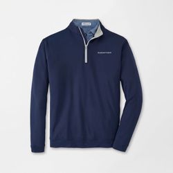 Image of Peter Millar Perth Performance Quarter Zip - Men’s Navy