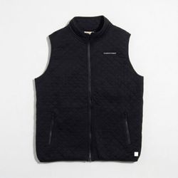 Image of Marine Layer Corbet Full Zip Vest – Men’s Black