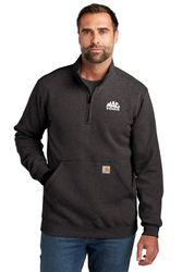 Image of Carhartt Midweight 1/4-Zip Mock Neck Sweatshirt