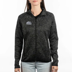 Image of Burnside Ladies Long Sleeve Sweater Knit Jacket