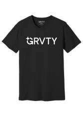 Image of GRVTY Logo Tee - Black/White