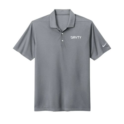 Nike Men's Dri-FIT Micro Pique 2.0 Polo- Grey  image thumbnail
