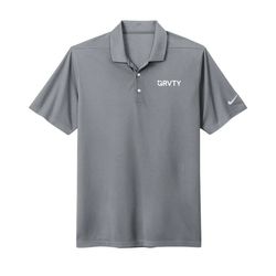 Image of Nike Men's Dri-FIT Micro Pique 2.0 Polo- Grey 