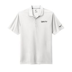 Image of Nike Men's Dri-FIT Micro Pique 2.0 Polo- White 