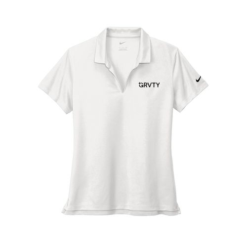 Nike Women's Dri-FIT Micro Pique 2.0 Polo - White  image thumbnail