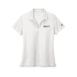 Image of Nike Women's Dri-FIT Micro Pique 2.0 Polo - White 