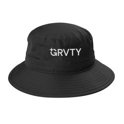 Image of Port Authority® Outdoor UV Bucket Hat- Black