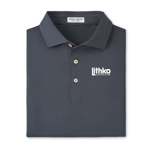 Peter Millar Men's Solid Performance Polo - Self Collar image thumbnail