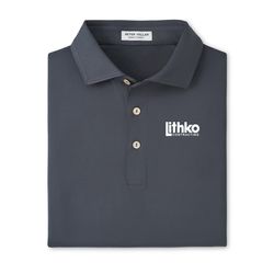 Image of Peter Millar Men's Solid Performance Polo - Self Collar