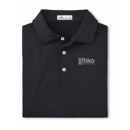 Peter Millar Men's Solid Performance Polo - Self Collar image thumbnail