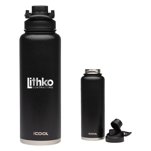 iCOOL® Durango 40 oz. Double Wall, Stainless Steel Water Bottle image thumbnail