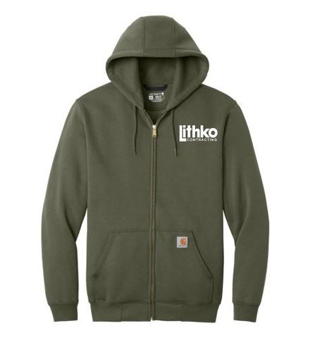 Carhartt Midweight Hooded Zip-Front Sweatshirt image thumbnail