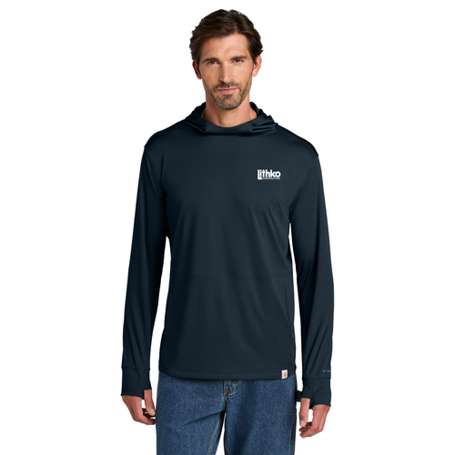 Carhartt Force Sun Defender Long Sleeve Hooded T-Shirt image thumbnail