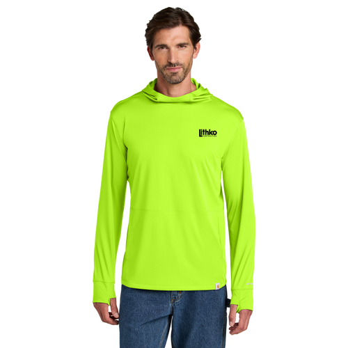 Carhartt Force Sun Defender Long Sleeve Hooded T-Shirt image thumbnail