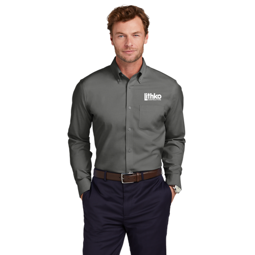 Brooks Brothers Wrinkle-Free Stretch Pinpoint Shirt image thumbnail