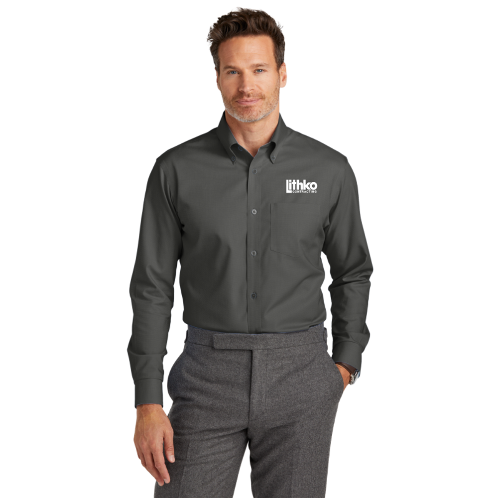 Brooks Brothers Wrinkle-Free Stretch Nailhead Shirt primary image