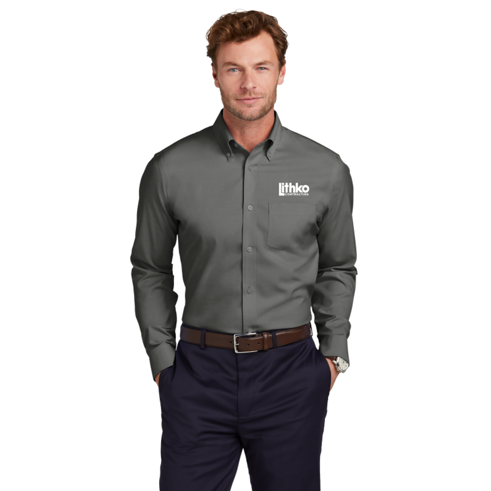 Brooks Brothers Tall Wrinkle-Free Stretch Pinpoint Shirt primary image