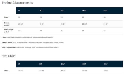 Port & Company® Tall Core Blend Tee image thumbnail