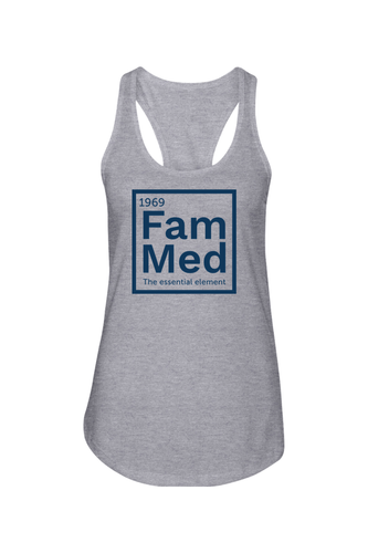 Women's Ideal Racerback Tank - 1969 Fam Med Logo-DTG image thumbnail