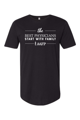 Cotton Long Body Tee - Best Physicians Logo - DTG image thumbnail