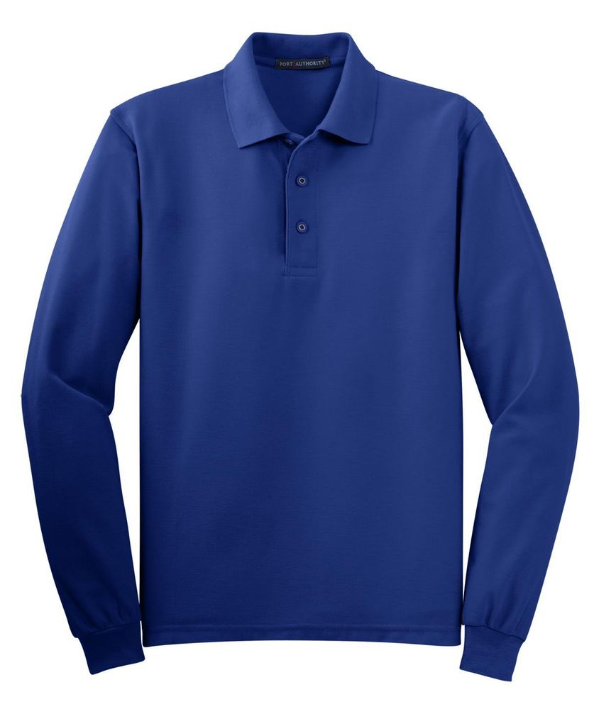 Port Authority Silk Touch Long Sleeve Polo - K500LS primary image