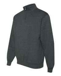 Image of Nublend® Cadet Collar Quarter-Zip Sweatshirt - 995MR