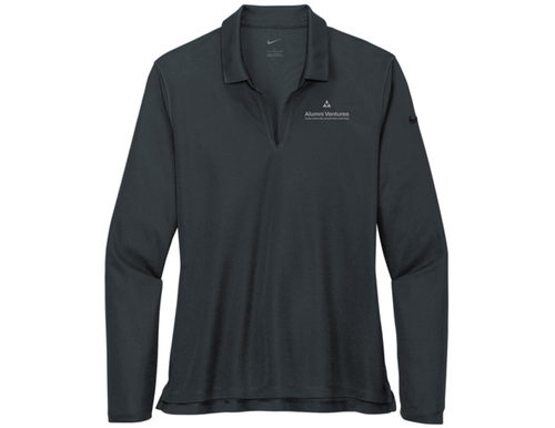 Nike Women's Dri-FIT Micro Pique 2.0 Long Sleeve Polo image thumbnail