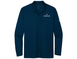 Image of Nike Men's Dri-FIT Micro Pique 2.0 Long Sleeve Polo