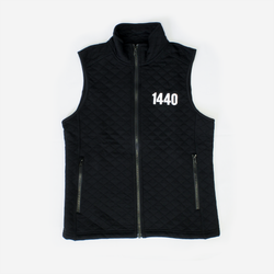 Image of Women's Corbet Full Zip Vest in Black