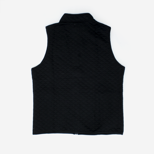 Men's Corbet Full Zip Vest in Black image thumbnail