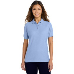 Image of Ladies Short Sleeve Polo – Light Blue