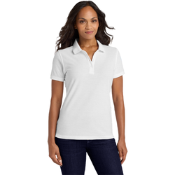 Image of Ladies Short Sleeve Polo – White