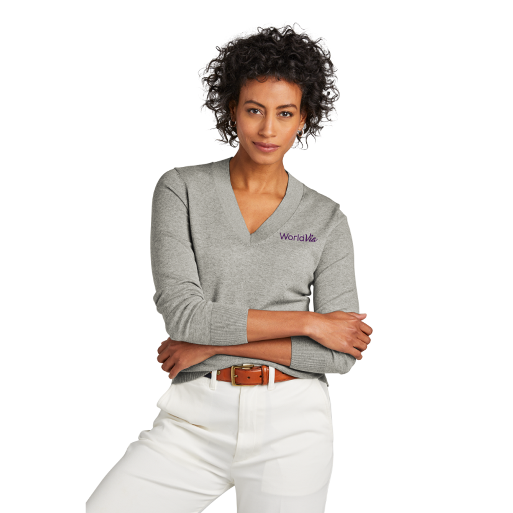 Women's Brooks Brothers V-Neck Fall Sweater primary image