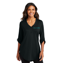 Image of Women's Three Quarter Sleeve Tunic Top