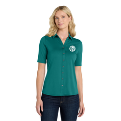 Image of Women's Essential Polo Shirt "W" Icon