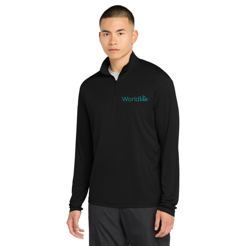 Men's Soft Style Shirt Pullover With Quarter Zipper image thumbnail