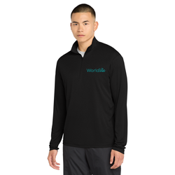 Image of Men's Soft Style Shirt Pullover With Quarter Zipper