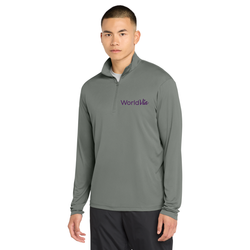 Image of Men's Soft Style Shirt Pullover With Quarter Zipper