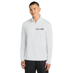 Image of Men's Soft Style Shirt Pullover With Quarter Zipper