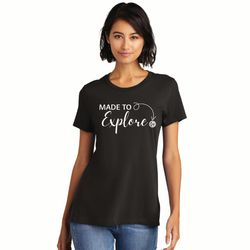 Image of Women's Crew Neck Super Important Tee Shirt_MADE TO EXPLORE