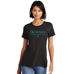 Image of Women's Crew Neck Super Important Tee Shirt_OH THE PLACES