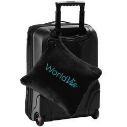 Image of Packable Travel Pillow or Blanket_Black Blanket