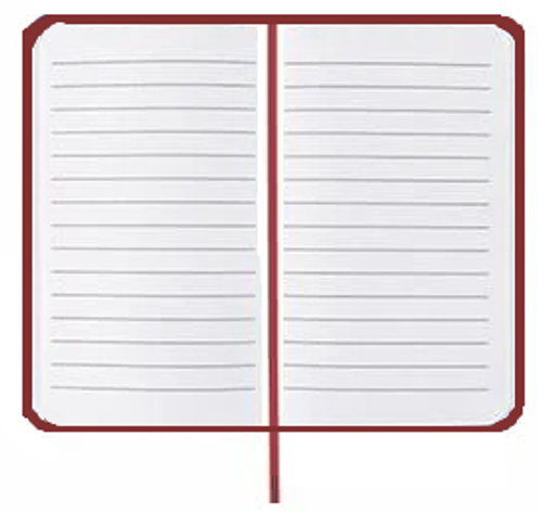 3'' x 5'' Journal Notebook- Red image thumbnail