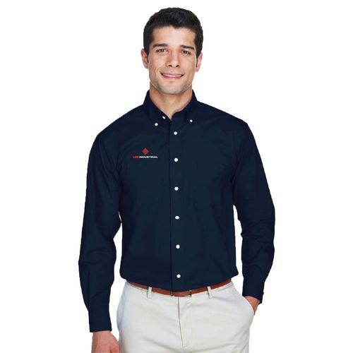 Men's Tall Broadcloth Woven Dress Shirt image thumbnail