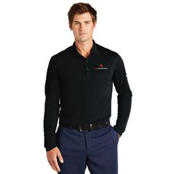 Image of NIKE Dri-FIT Micro Pique 2.0 Long Sleeve Polo