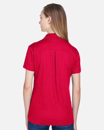 Women's CrownLux Performance Plaited Polo image thumbnail