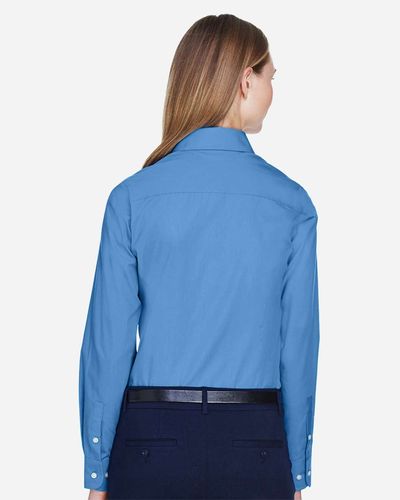 Women's Broadcloth Woven Dress Shirt image thumbnail