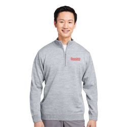 Image of Unisex Pilbloc Quarter-Zip Pullover Sweater 