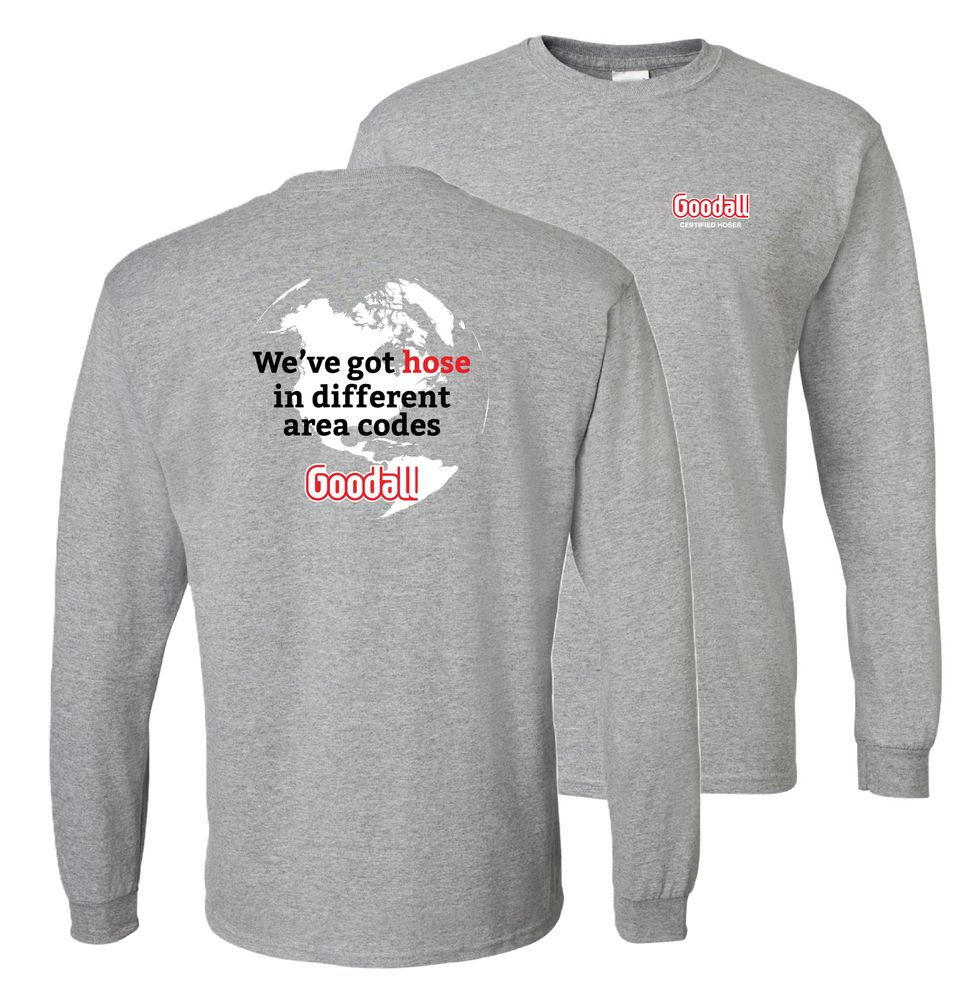 Goodall Certified Hoser Unisex Gildan DryBlend Long Sleeve Tee (Screen Print) primary image