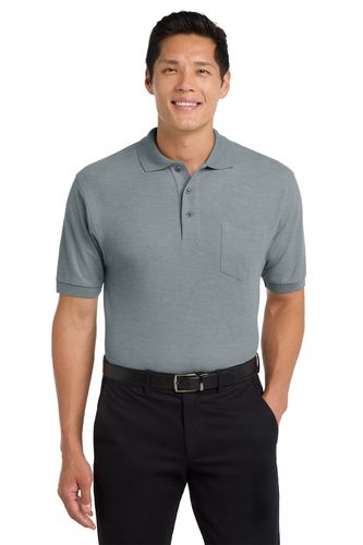 Port Authority Silk Touch Polo with Pocket image thumbnail